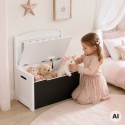 3-in-1 puidust mänguasjakast pink koos joonistuslauaga