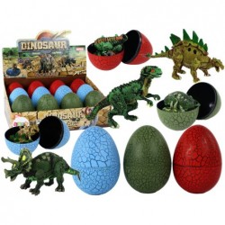 Dinosauruse kujukemuna 3 värvi 9cm