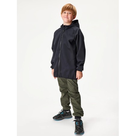 Softshell püksid fliisvoodriga lastele Street, khaki