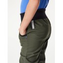 Softshell püksid fliisvoodriga lastele Street, khaki