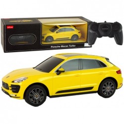 Auto R/C Porsche Macan Turbo 1:24 Rastar Yellow