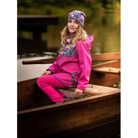 Softshell püksid fliisvoodriga Elastic Sports, fuksia