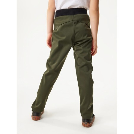 Softshell püksid fliisvoodriga Elastic Sports, khaki