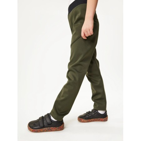 Softshell püksid fliisvoodriga Elastic Sports, khaki