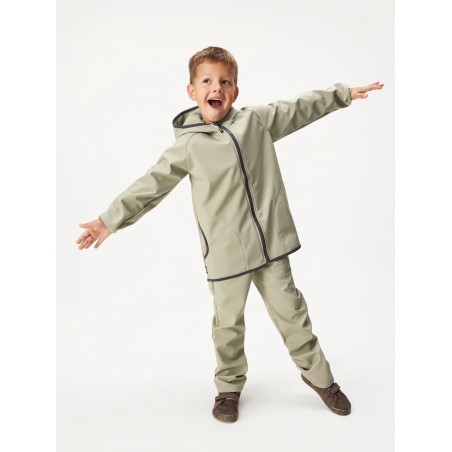 Softshell püksid fliisvoodriga Simple, khaki