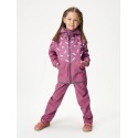Softshell püksid fliisvoodriga Simple, plum