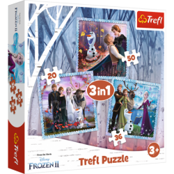 Pusle 3in1 Frozen Magical Tale Trefl 34853