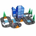 Magnetilised ehitusklotsid 3D politseiautod 91 osa