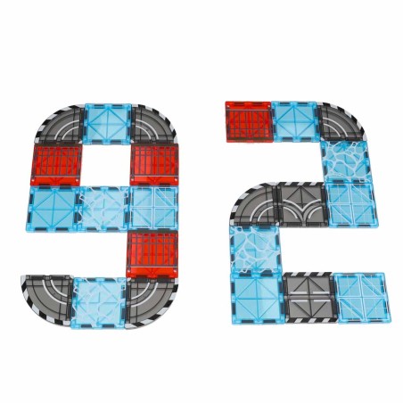 Magnetilised ehitusklotsid 3D linnaautod 91 osa