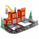 3D magnetilised ehitusklotsid tuletõrjebrigaad 48 osa