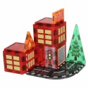 3D magnetilised ehitusklotsid tuletõrjebrigaad 48 osa