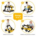 4-ühes kokkupandav käimistool, kollane