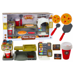 Set Shop Pizza kohvimasin Joogid Kassaaparaat