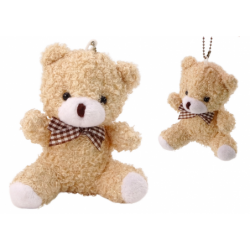 Teddy Bear Cream Plush Väike kaisu, maskott...
