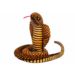 Plush Mascot Snake King Cobra Brown 100 cm