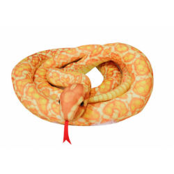 Plush Golden Snake maskott 110 cm