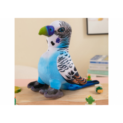Plush Blue Parrot maskott 20 cm
