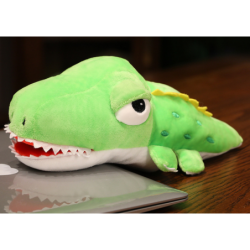 Plush Roheline krokodilli maskott Nukk 30 cm