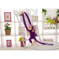 Mascot Plush Monkey with Baby, lilla 70 cm