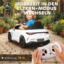 Laste elektriauto Mercedes AMG disainiga, 12 V, puldi ja LED-tuledega, valge