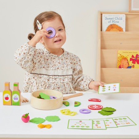 Puidust salativalmistaja komplekt 18m+
