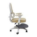 Lapse kirjutuslaua tool – ergonoomiline, pöörlev ja reguleeritav tool, beež
