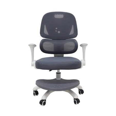 Lapse kirjutuslaua tool – ergonoomiline, pöörlev ja reguleeritav tool, hall