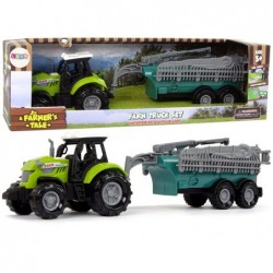 Talutraktor pihustiga Farm Sound Green