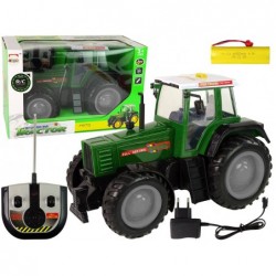 Roheline ja must R/C kaugjuhitav traktor