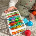 Paindlik Sensoorne Kuubiku Sorter Lastele Värvilised Kujundid 13 tk.