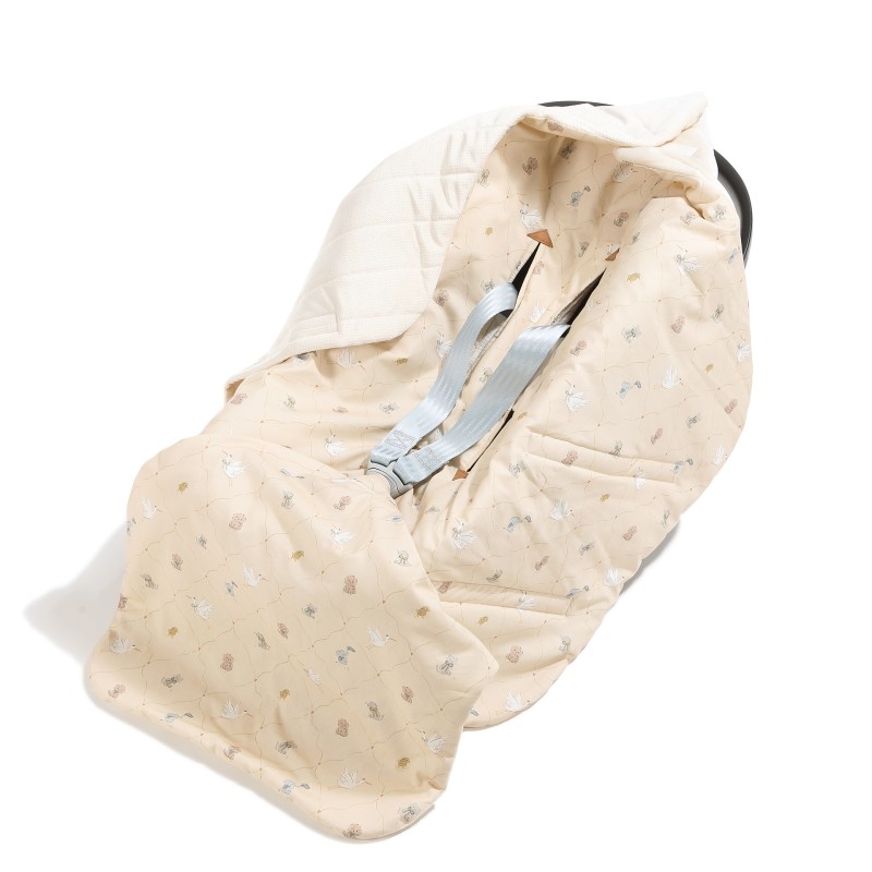 Turvaistme tekk Puuvillane Velvet Multi BEBE MIGNON VANILLA