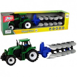 Adra plastikuga traktor Green Blue