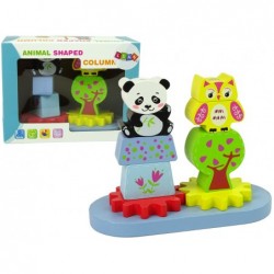 Puidust loomad sorteerija Owl Panda Gears