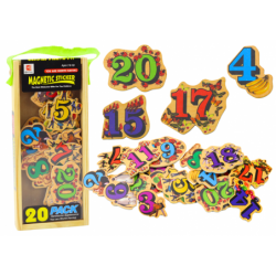 Puidust numbripildimagnetite komplekt, 20 tk