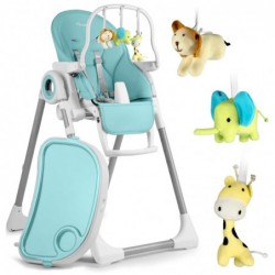 Söögitool lauaga, lamamistool, belo blue +...