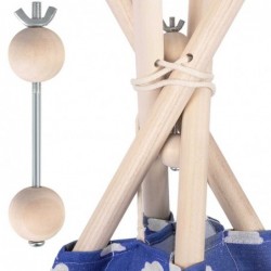 Puidust stabilisaator nukido tipi telgile