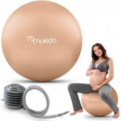 Raseduspall aeroobikaks 65 cm beež