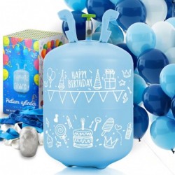 Heeliumiballoon 0,20 m3 õhupallide ja lindiga