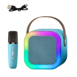 Juhtmevaba karaoke kõlar mikrofoniga K12 RGB...