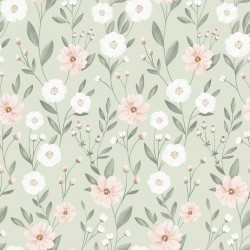 Fliistapeet EDEN floral bloom