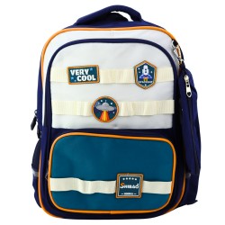 Koolikott "Space Patchs" pinaliga, tumesinine, 16L