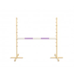 Hüppetakistus hobihobusele 120cm, tala lilla