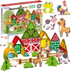Magnetklotsid FARM, 5 looma, 30 osaline