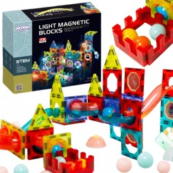 Magnetklotside pallirada tuledega, 75 osaline