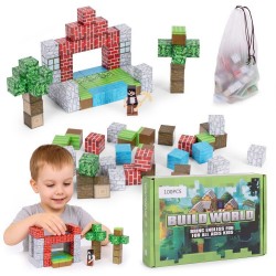 Magnetiliste ehitusklotside komplekt lastele...