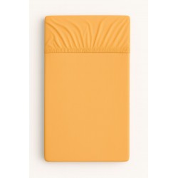 Kummiga voodilina 120x60 cm, oranž