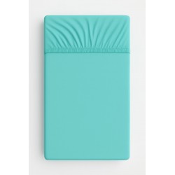 Kummiga voodilina jersey 140x70 cm, mint