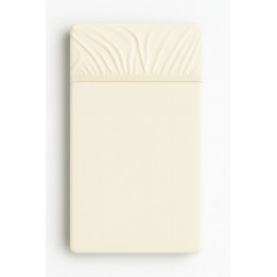 Kummiga voodilina jersey 140x70 cm, kreem