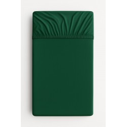 Kummiga voodilina jersey 120x60 cm, bottle green