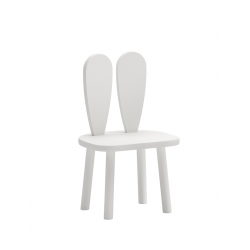 Laste puidust tool Bunny, valge